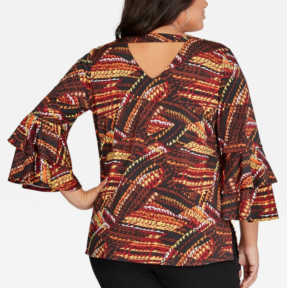 Ashley Stewart Multi-Color Shirt - Picture 2 of 3